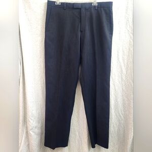 Kenneth Cole Reaction Men's Black Textured Dress‎ Suit Pants WPL 386 Size 36x32